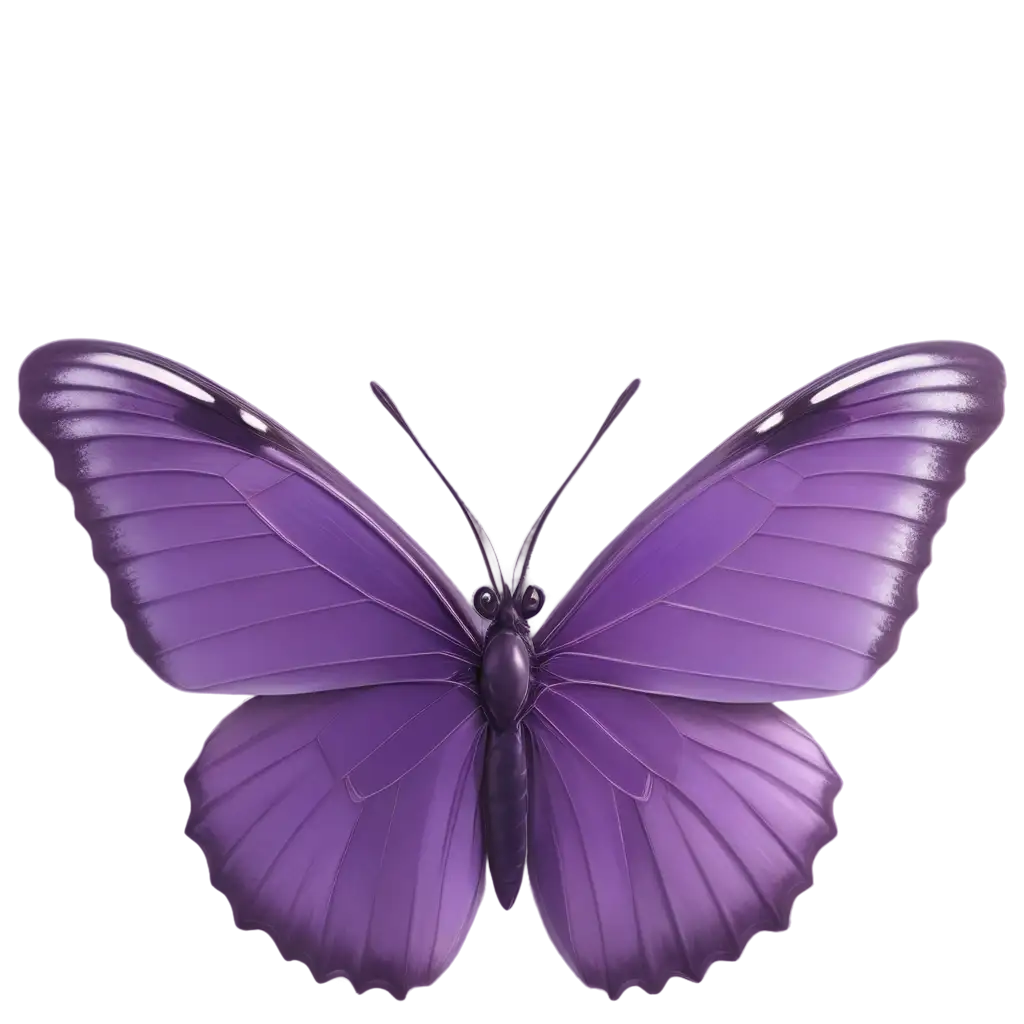 3D Purple Butterfly