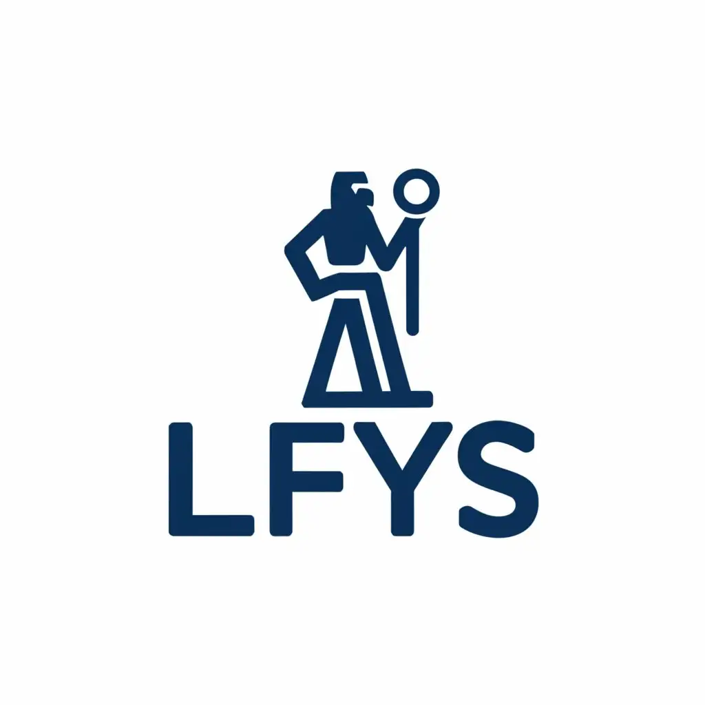 LOGO-Design-For-LFYS-Modern-Wisdom-Man-Searching-Solution-on-Clear-Background