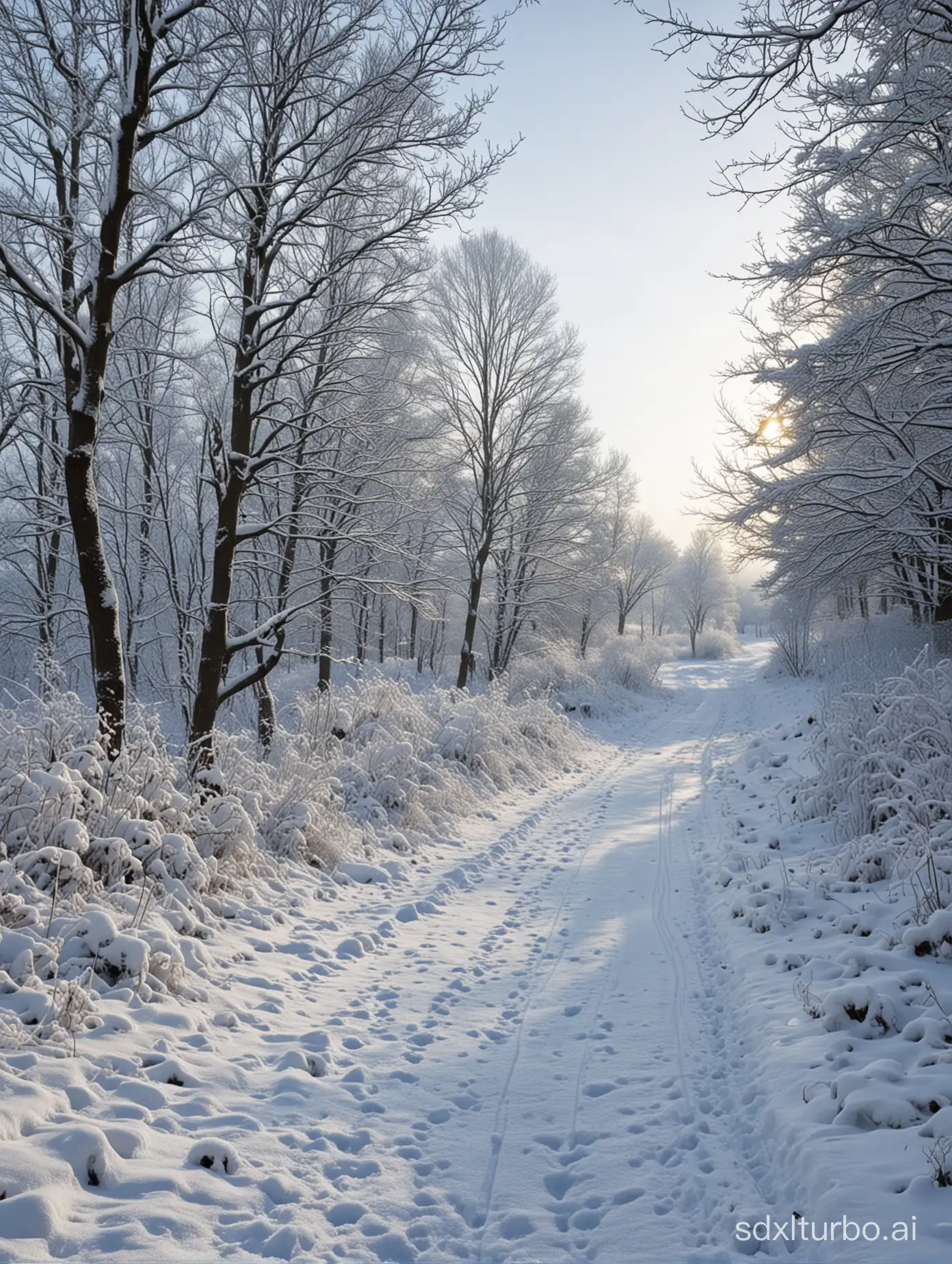 Snow scene