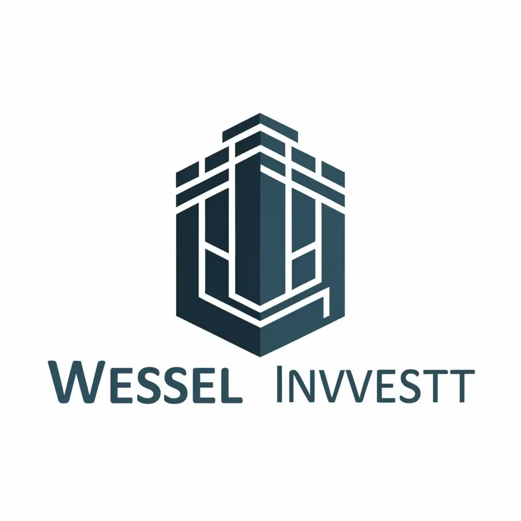 a logo design,with the text "Wessel Invest", main symbol:Building,Moderate,be used in Real Estate industry,clear background