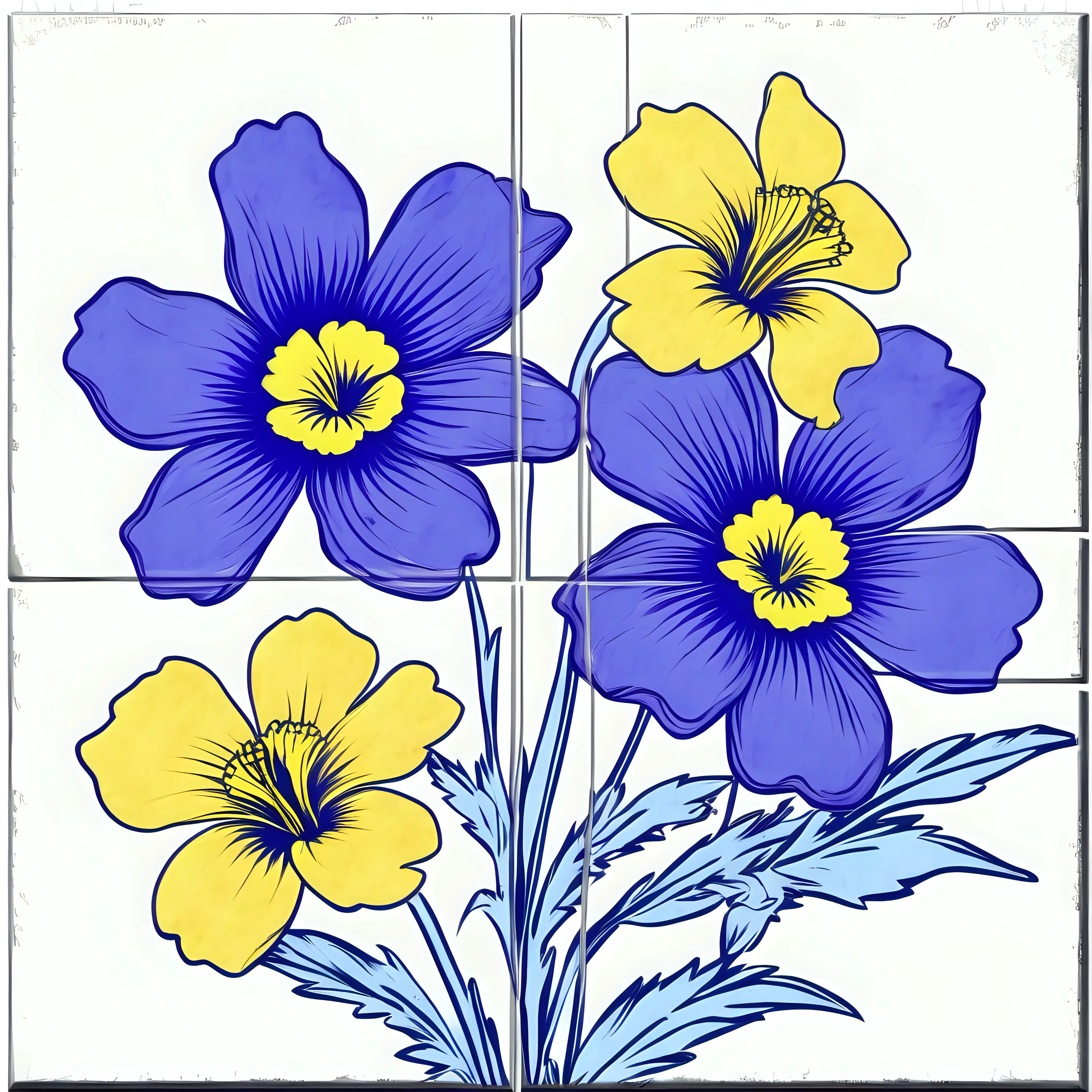 /imagine prompt pastel watercolor Southern Blue Flag FLOWERS , two to three violet-blue flowers, veined with a yellow mark washed out color, clipart on a white background andy warhol inspired --tile
