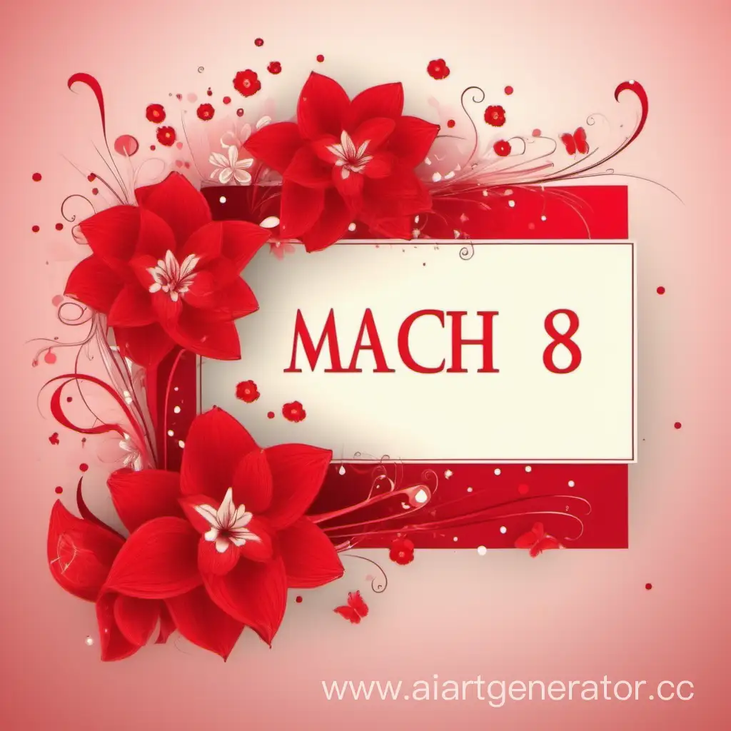 Elegant-March-8-Celebration-Postcard-in-Stunning-Red