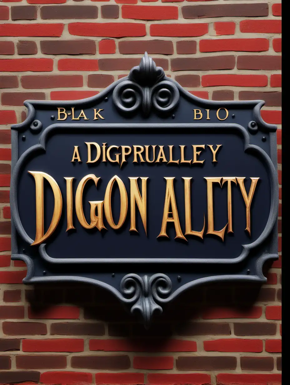 Diagon Alley Inspired Heavy Shop Sign