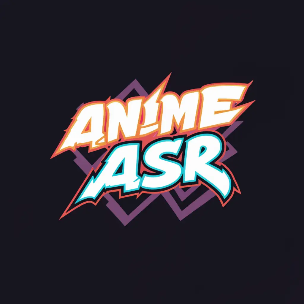 a logo design,with the text "Anime all series in a row", main symbol:Anime ASR,Moderate,be used in Развлечения industry,clear background