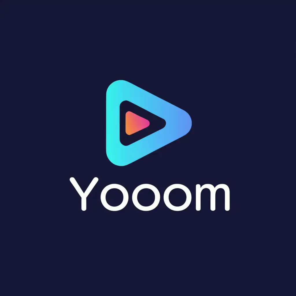 a logo design,with the text "A logo that resembles the Zoom logo named Yoom", main symbol:video,Moderate,clear background