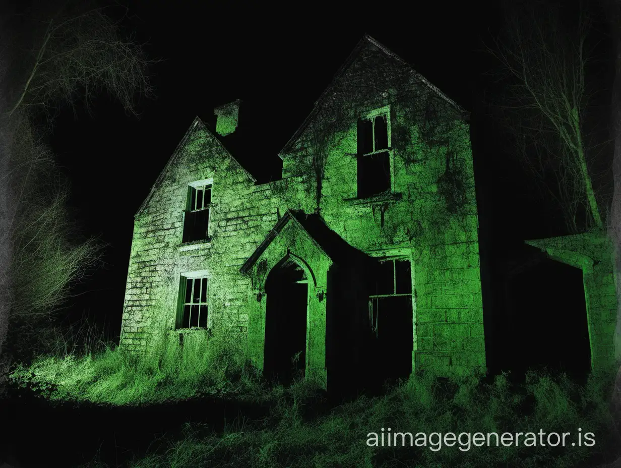 Eerie Night Vision Shot Terrifying Encounter at Priests Residence | AI ...