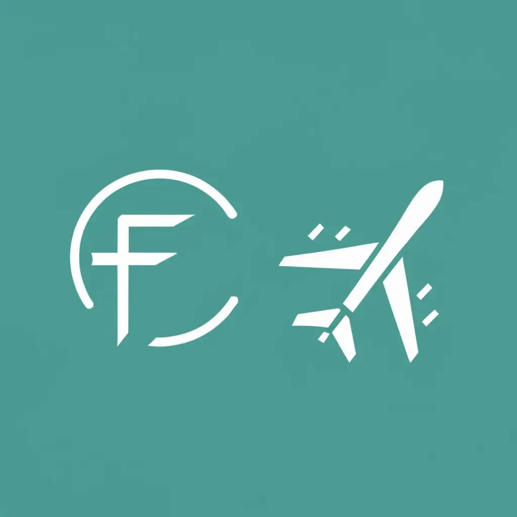 logo, FLIGHT AND CROSS, with the text "FRIDAYCONSULTANCIES", typography, be used in Travel industry