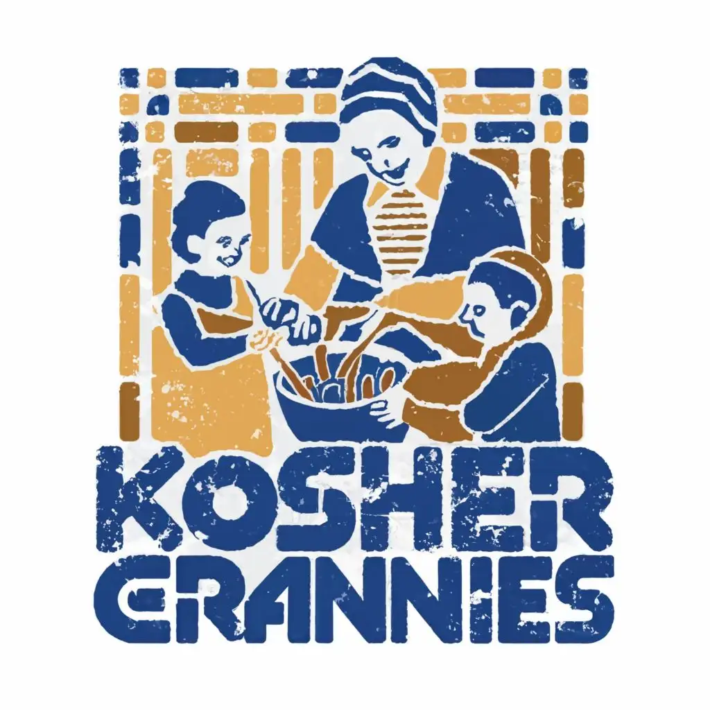 LOGO-Design-for-Kosher-Grannies-Vibrant-Yellow-and-Blue-Palette-with-Portuguese-Tile-Aesthetics