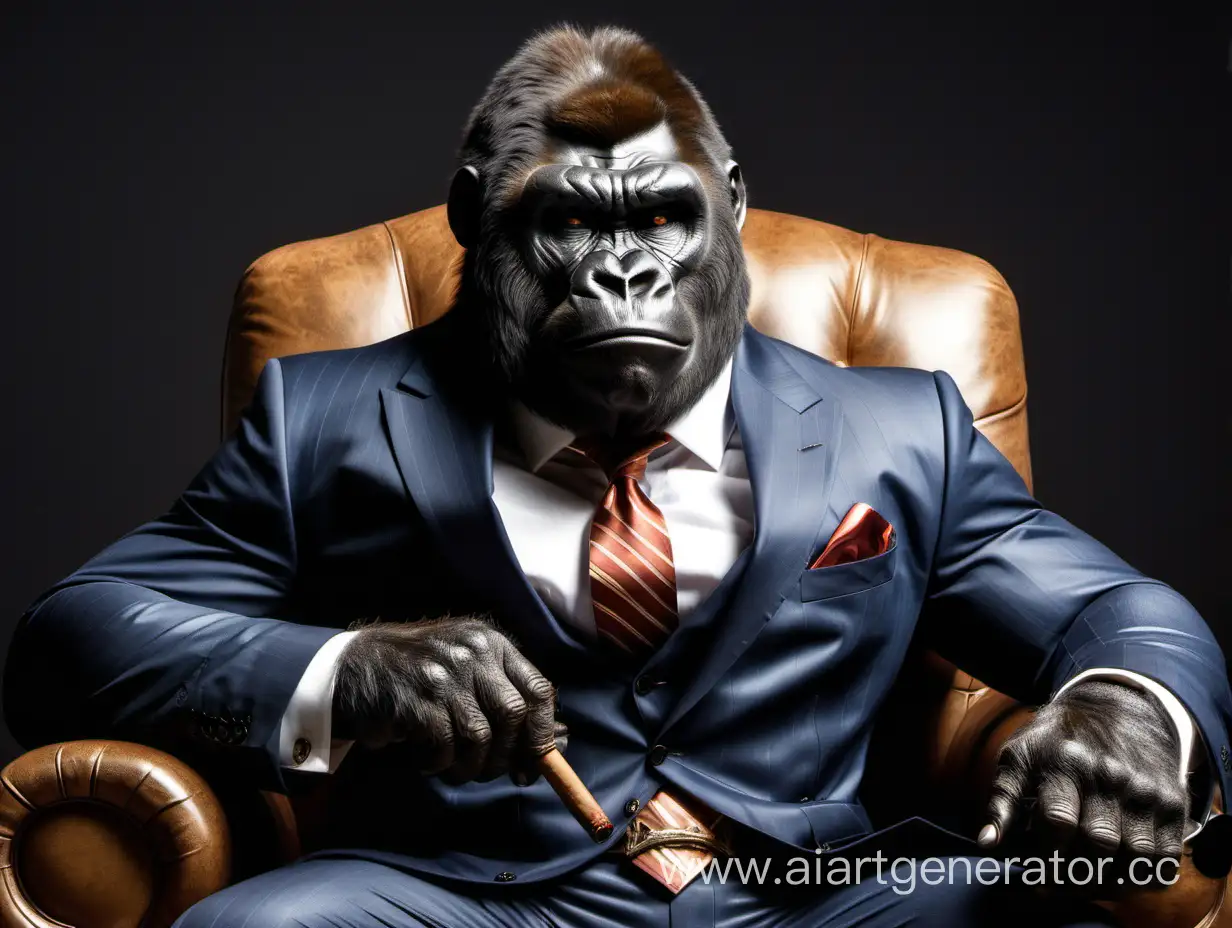PumpedUp-Gorilla-in-Classic-Suit-with-Cigar