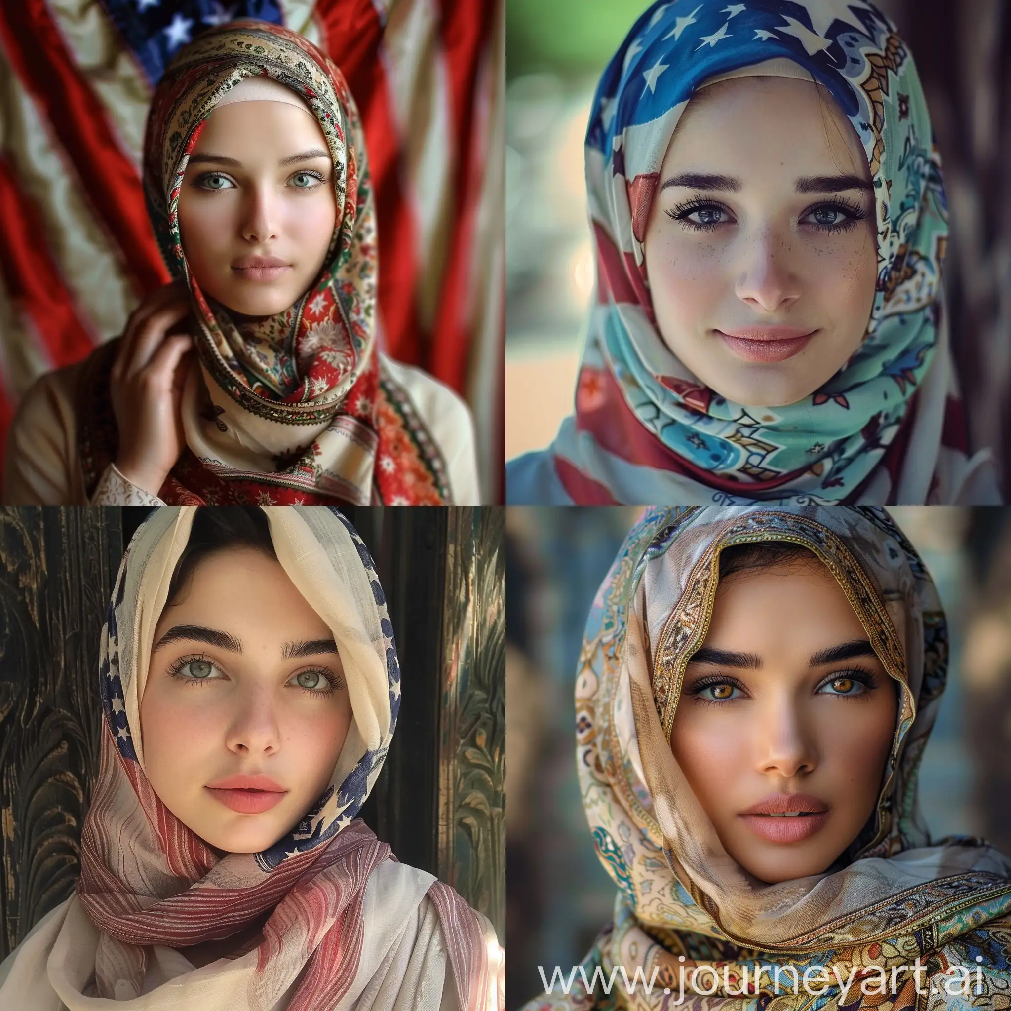 Beautiful American girls halal