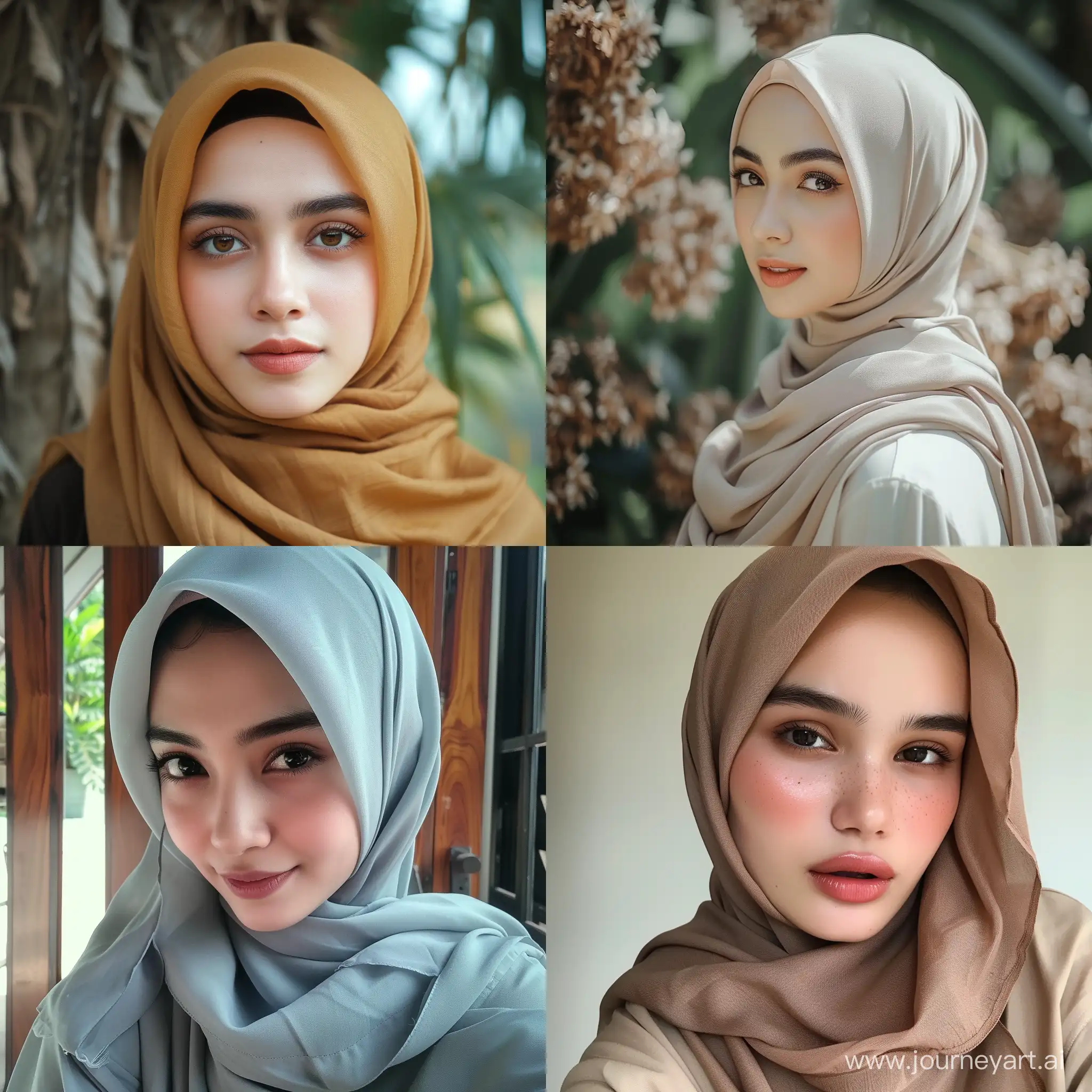 Elegantly-Adorned-Indonesian-Hijab-Women-in-11-Aspect-Ratio