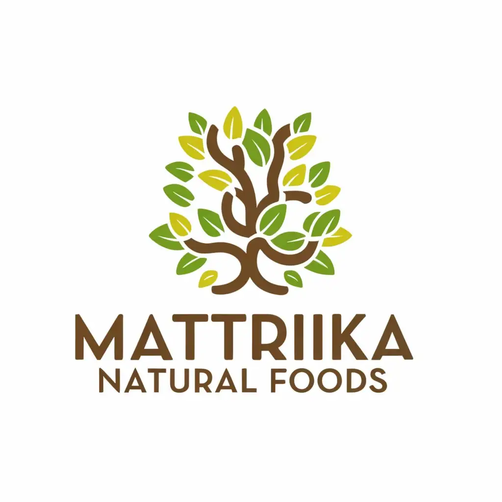 a logo design,with the text "Need to design LOGO for wood press oil manufacturing company named MATRIKA natural foods. Need logo that represent authentic wood press oil.", main symbol:natural,Moderate,clear background