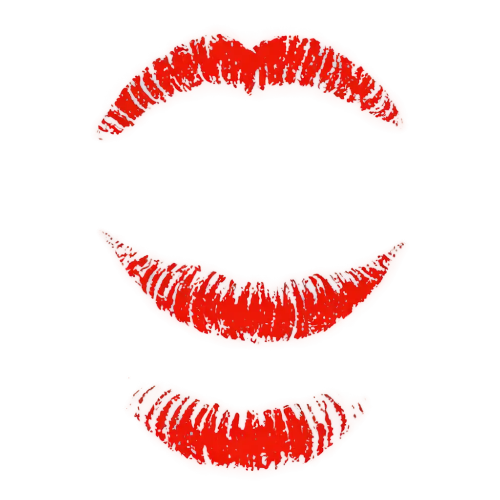 Capturing-Intimacy-Red-Kiss-Imprint-PNG-Image-for-Evocative-Visuals