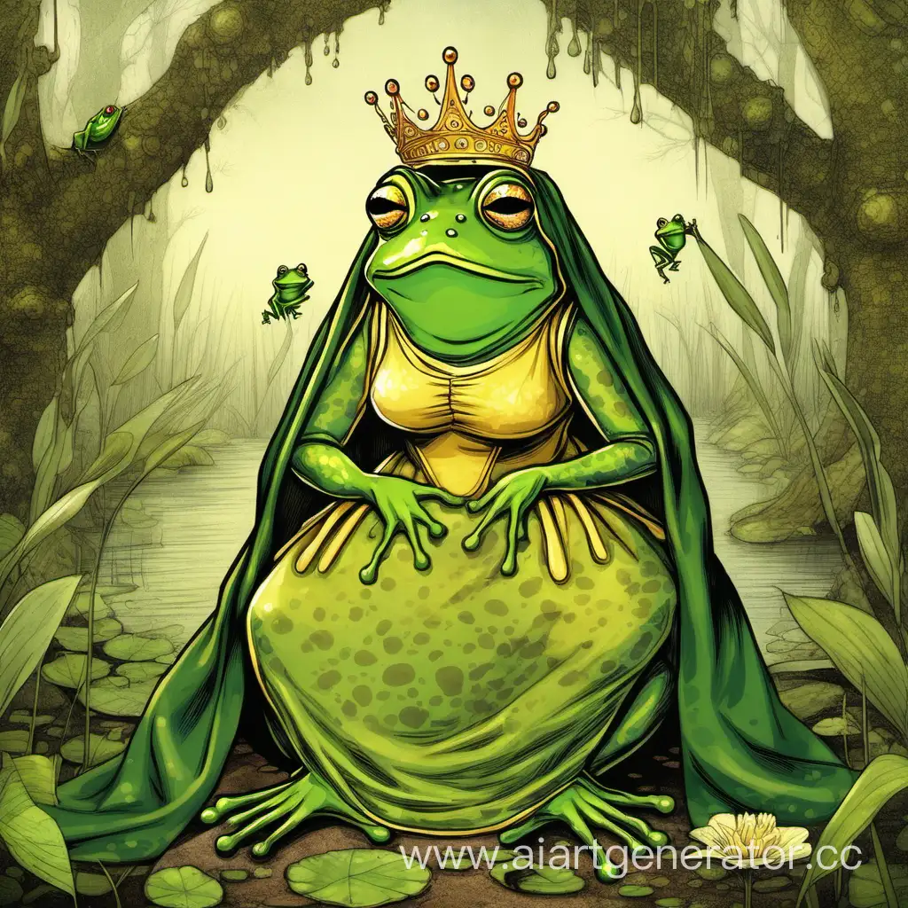 Царевна-лягушка становится жабой-царицей