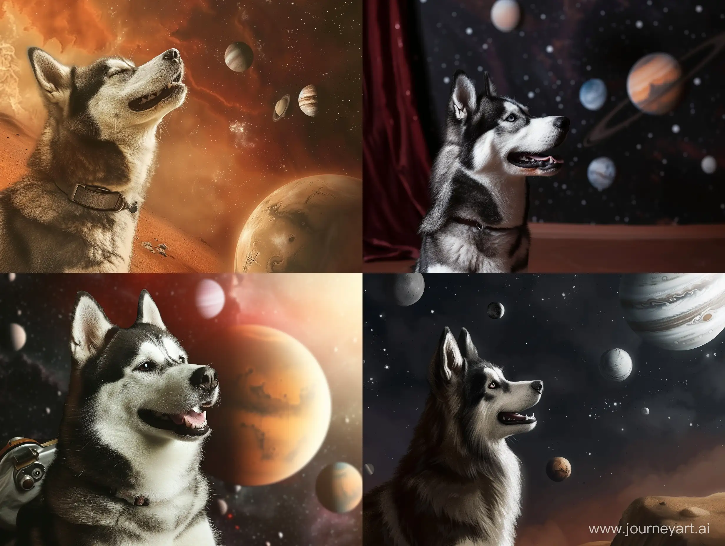 Happy-Husky-Smiles-with-Martian-Astronaut-Realistically-on-Mars