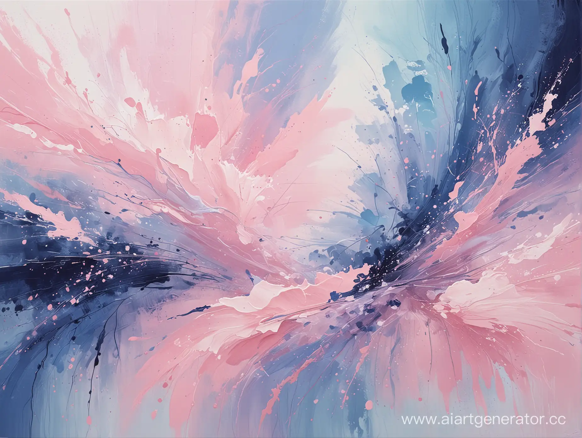 Delicate-Oil-Texture-Painting-with-Abstract-Patterns-in-Light-Pink-Blue-and-Indigo