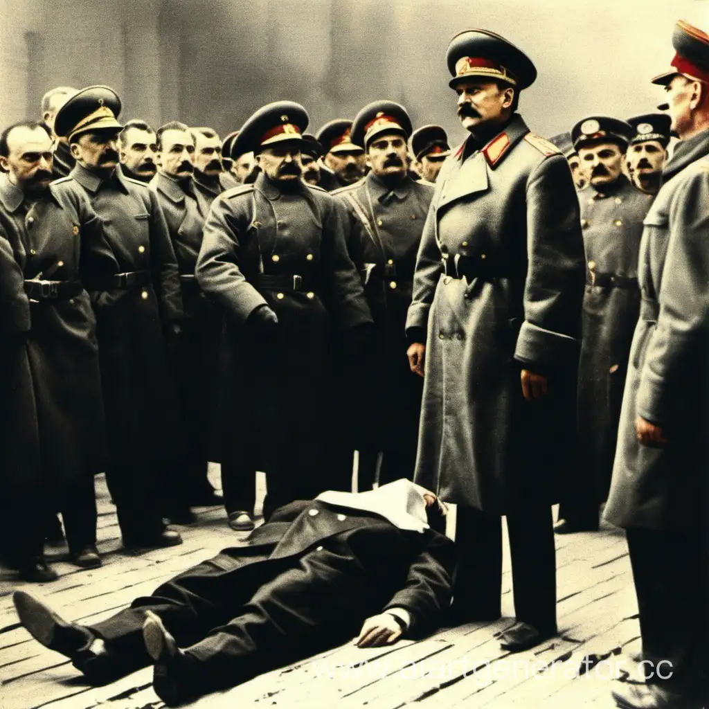Сталин расстреливает Алексея Ивановича Рыкова