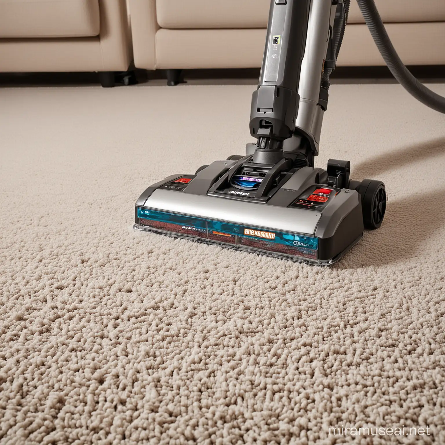 A carpet cleaning machine PREMIUM with innovating technology
