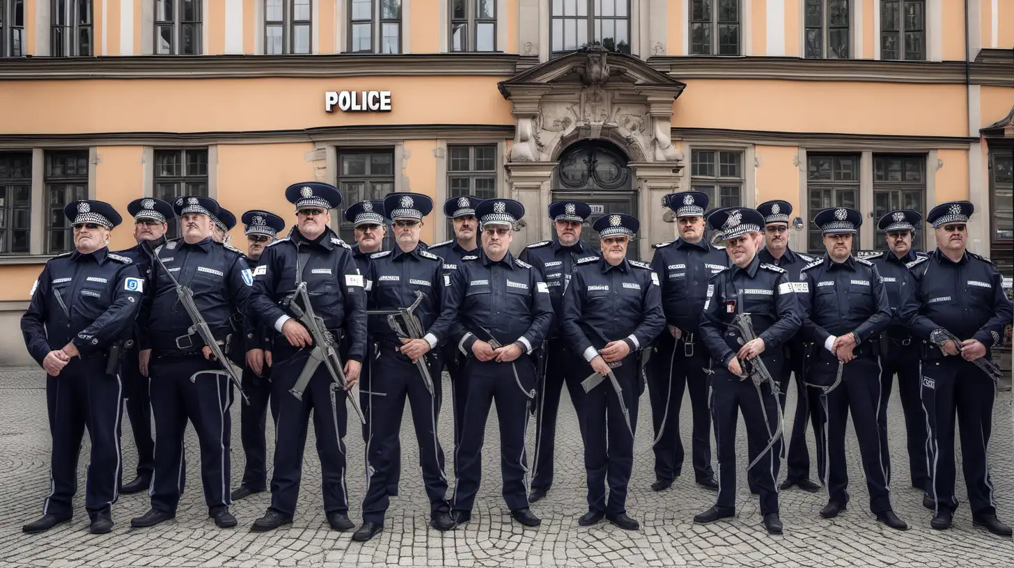 Law Enforcement Presence in Brandenburg Ensuring Public Safety