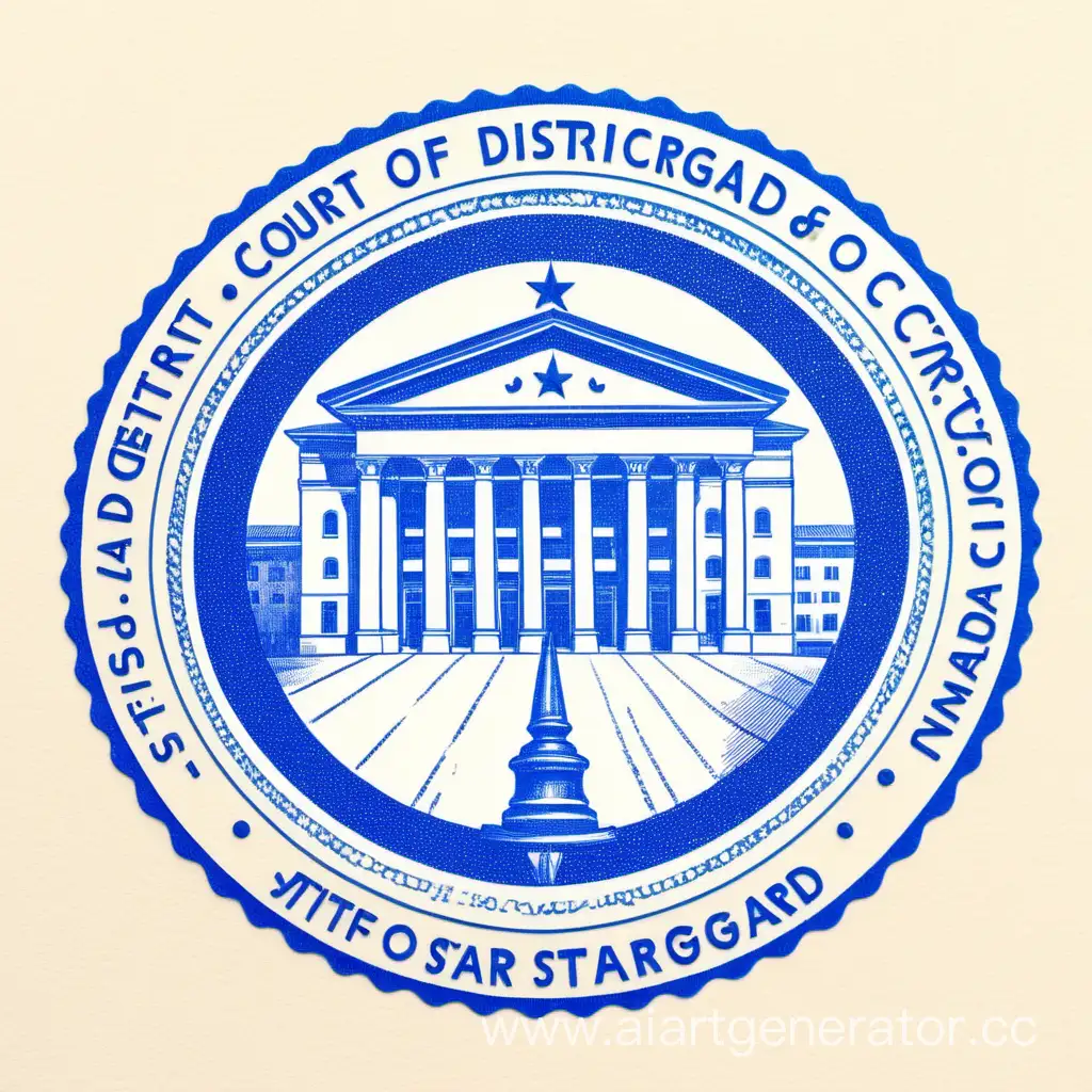 Blue-District-Court-Stamp-for-the-City-of-Starograd