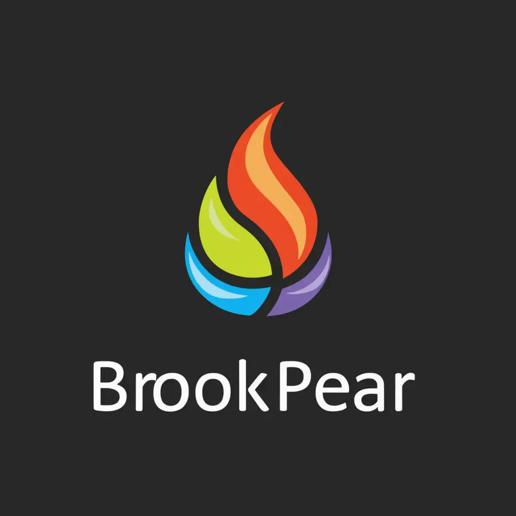 a logo design,with the text "Brookpear ", main symbol:Oil and gas,Moderate,clear background