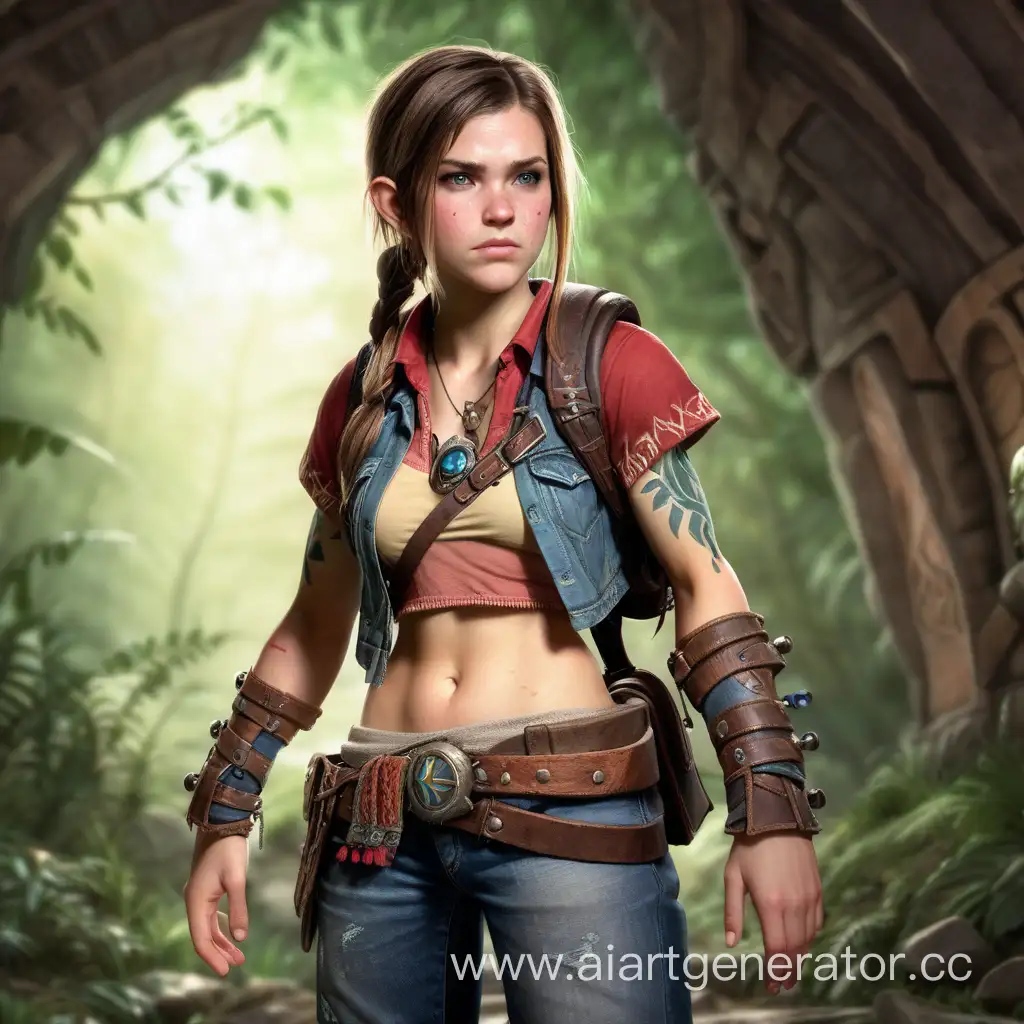 Ellie-Cosplaying-as-a-Female-World-of-Warcraft-Character