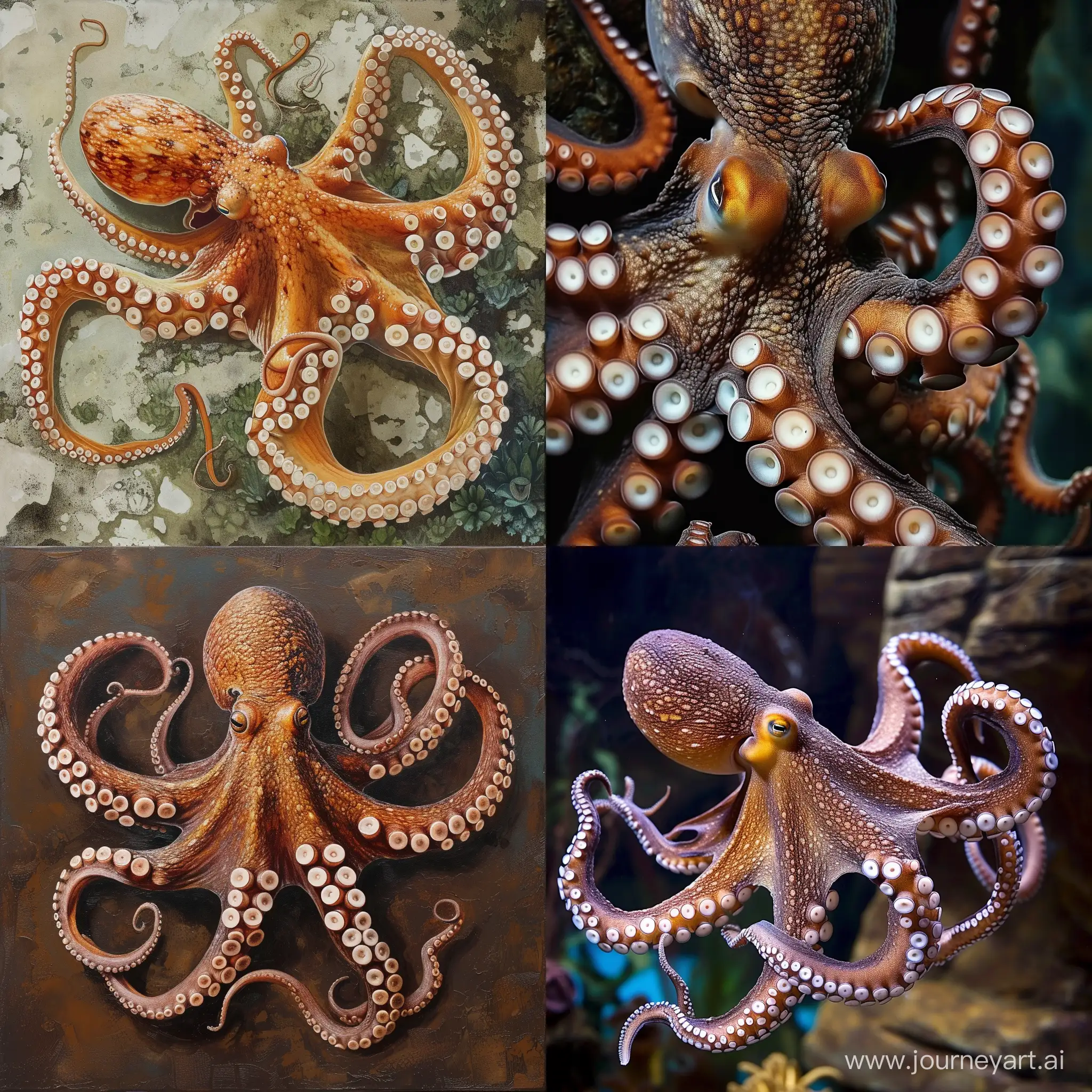 Vibrant-Octopus-Art-with-6-Tentacles-in-a-11-Aspect-Ratio-No-2148