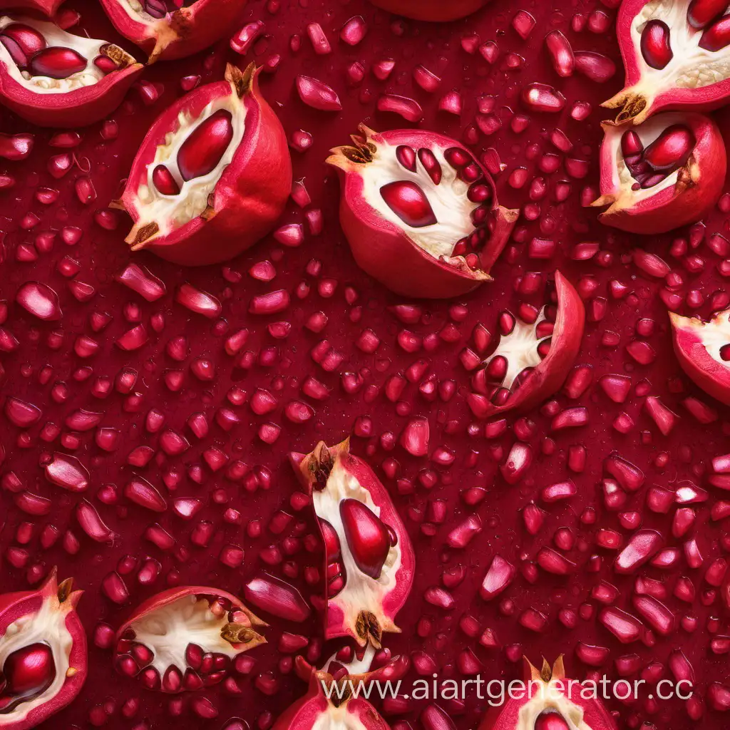 Vibrant-Pomegranate-Pulp-Background-Art