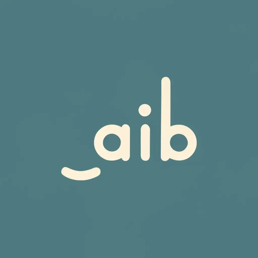 logo, dont know, with the text "AIB", typography, be used in Technology industry
