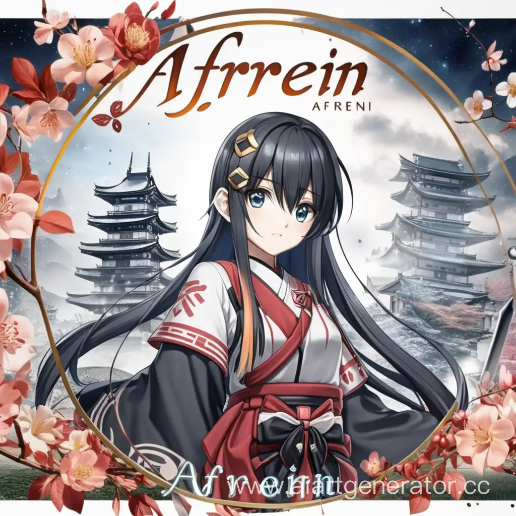 Anime-Character-Afrein-in-Enchanting-Calligraphic-Inscription