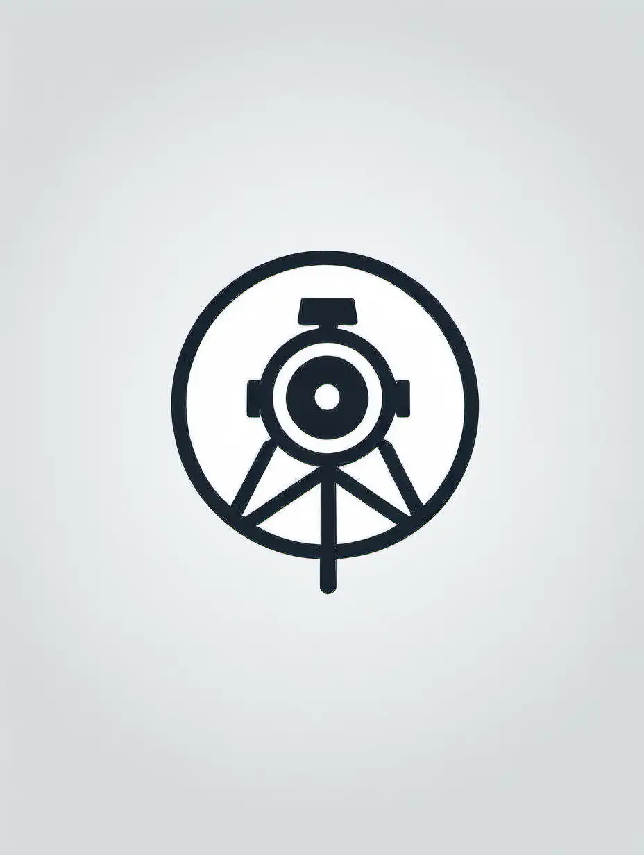 a simple logo for a media company
