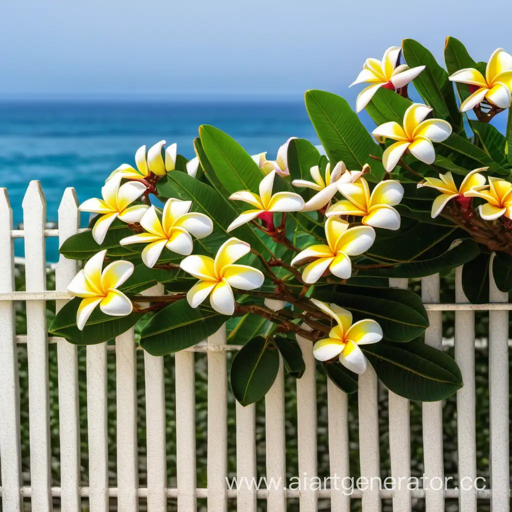 Plumeria-Bushes-by-the-Fence-Overlooking-the-Ocean