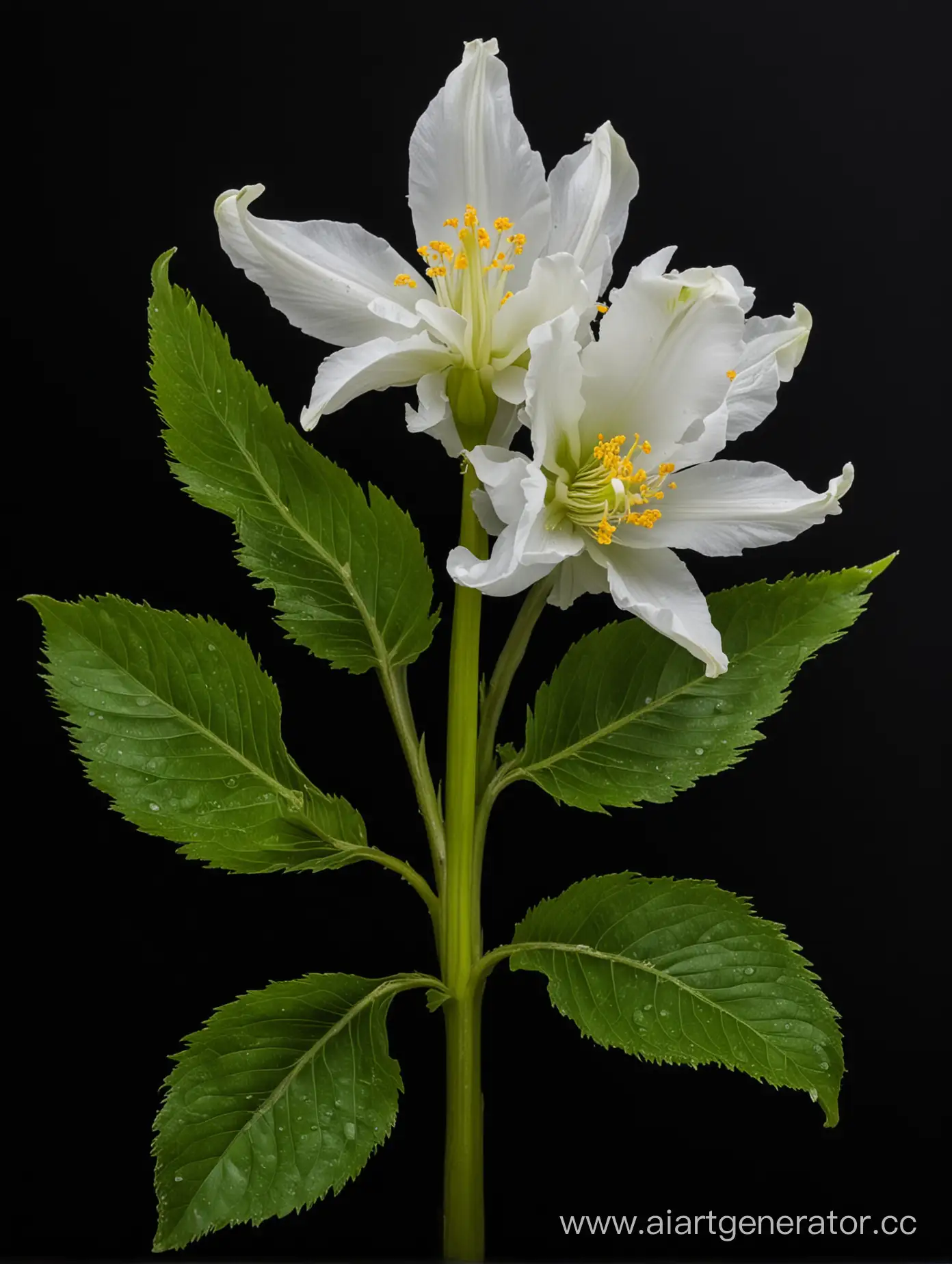 Amarnath-Flower-Blooming-Against-Dark-Background