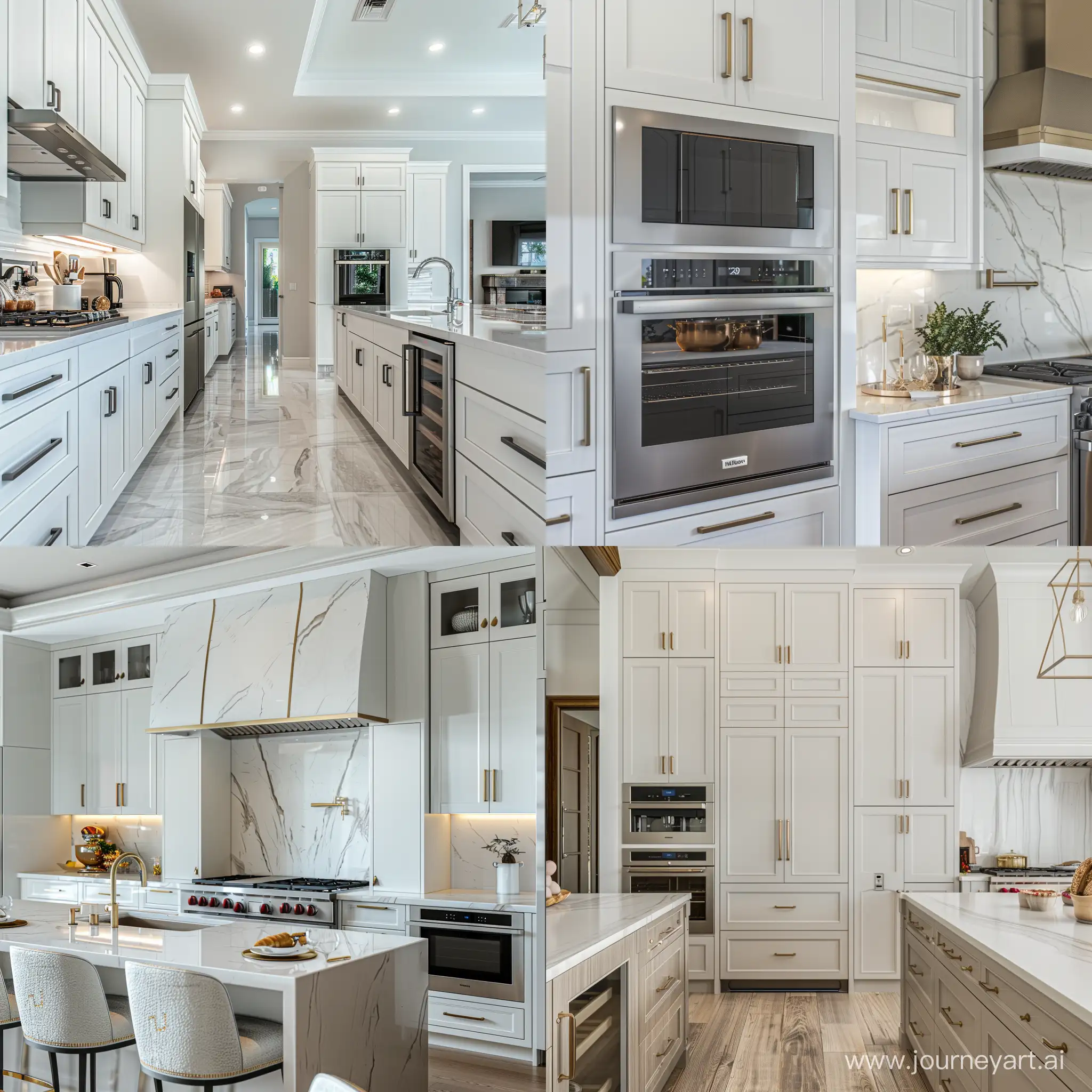 realistic modern white shaker style  kitchen cabinets in Florida, hd image quality, photo realistic, highly detailed, hyper-realistic, super detailed, high quality, high resolution, elegant, photography, photorealistic, ultra hd, hdr, 32k, cinematic, the photo is captured with a nikon z9 camera and a nikkor z 85mm f/1.2 lens, using an aperture of f/2.4