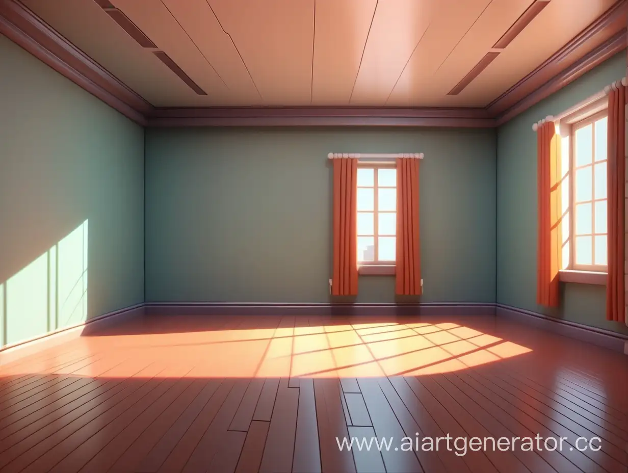 Cartoon-Style-Empty-Room-in-8K-Resolution