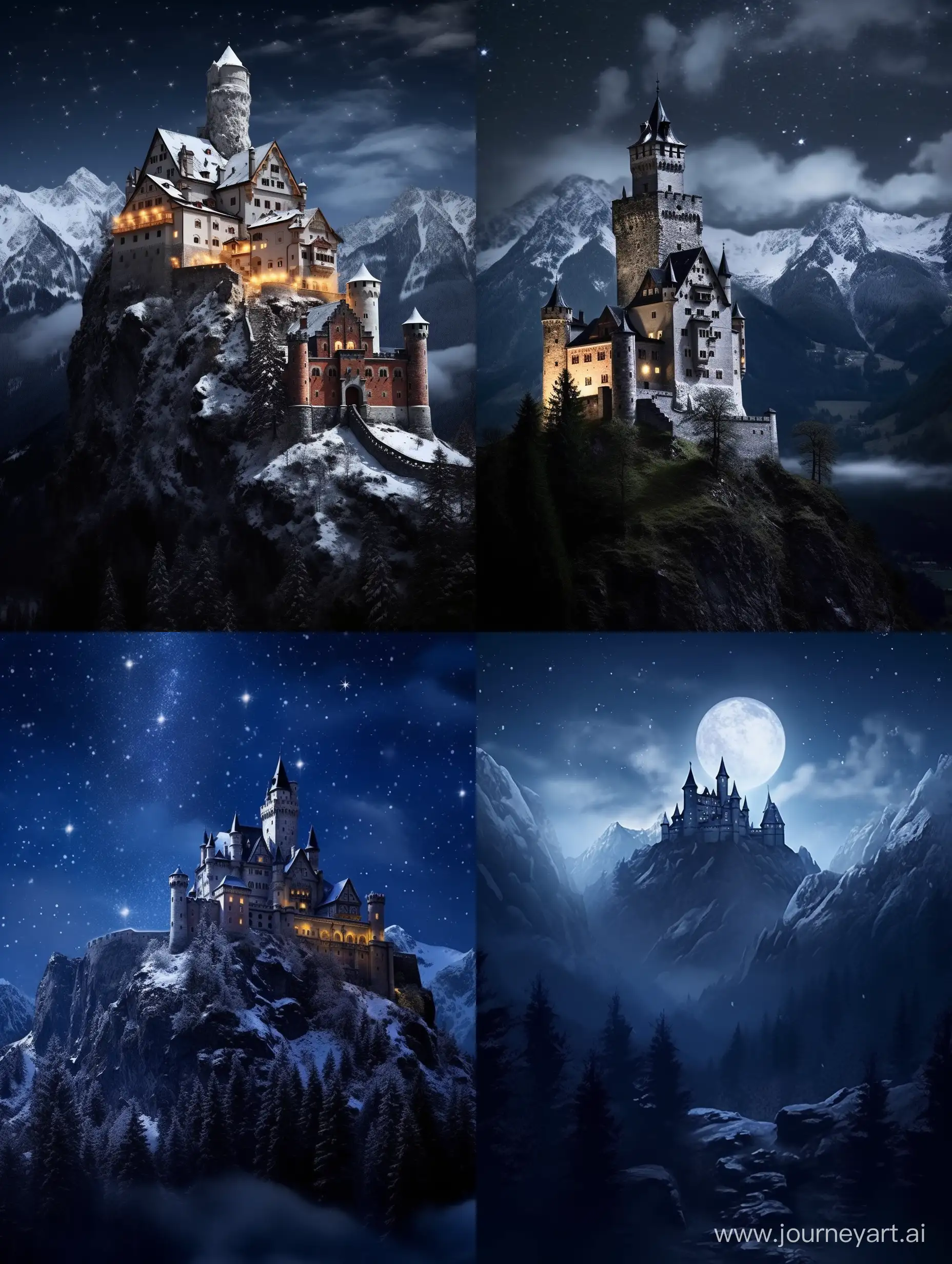 Mysterious-Castle-on-Mountain-Princess-in-Haunting-Isolation