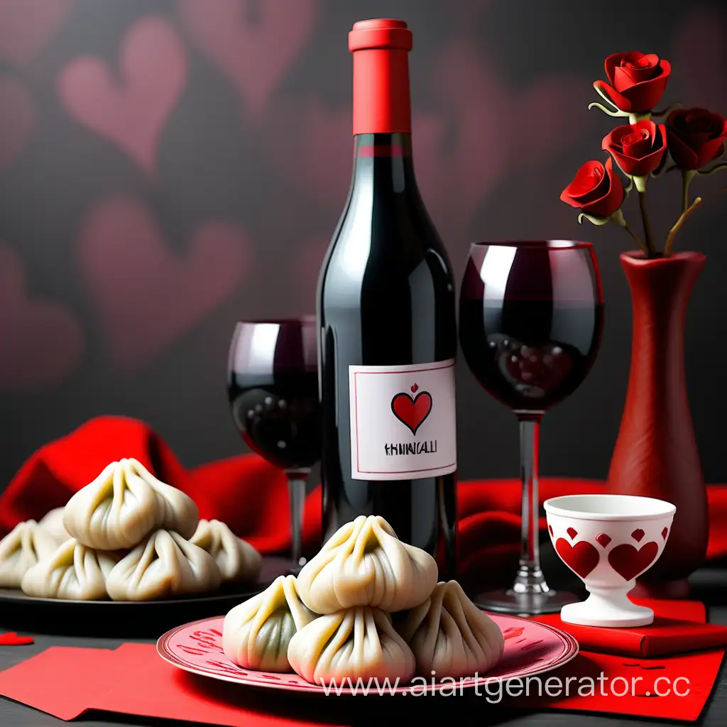 хинкали, вино и день святого Валентина