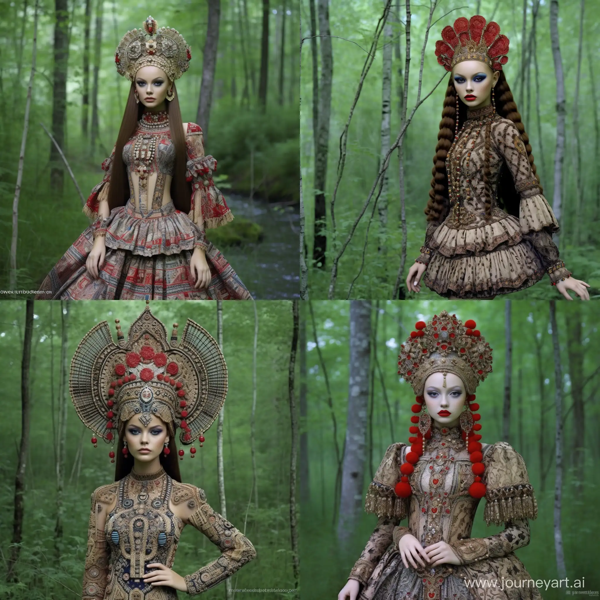 Enchanting-Russian-Female-Model-in-the-Forest-Portrait