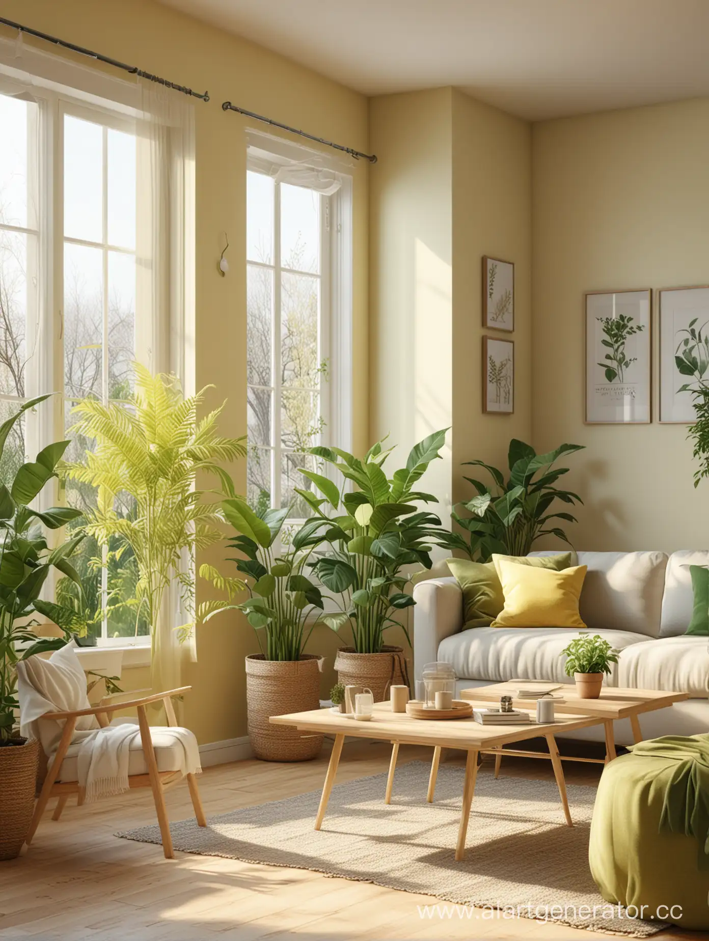 Spring-Breeze-Home-Environment-with-Lush-Greenery