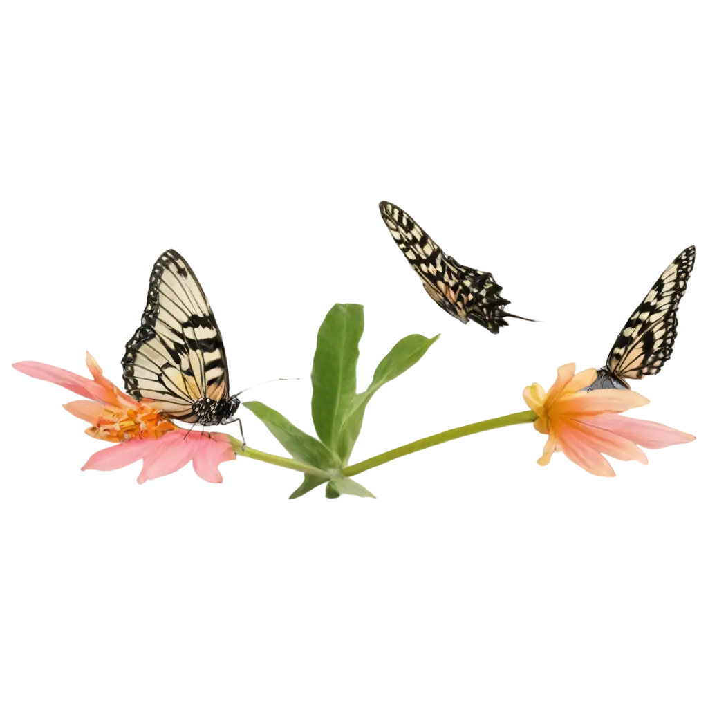 Exquisite-Butterfly-Sitting-on-a-Flower-Captivating-PNG-Image-for-Your-Delightful-Designs
