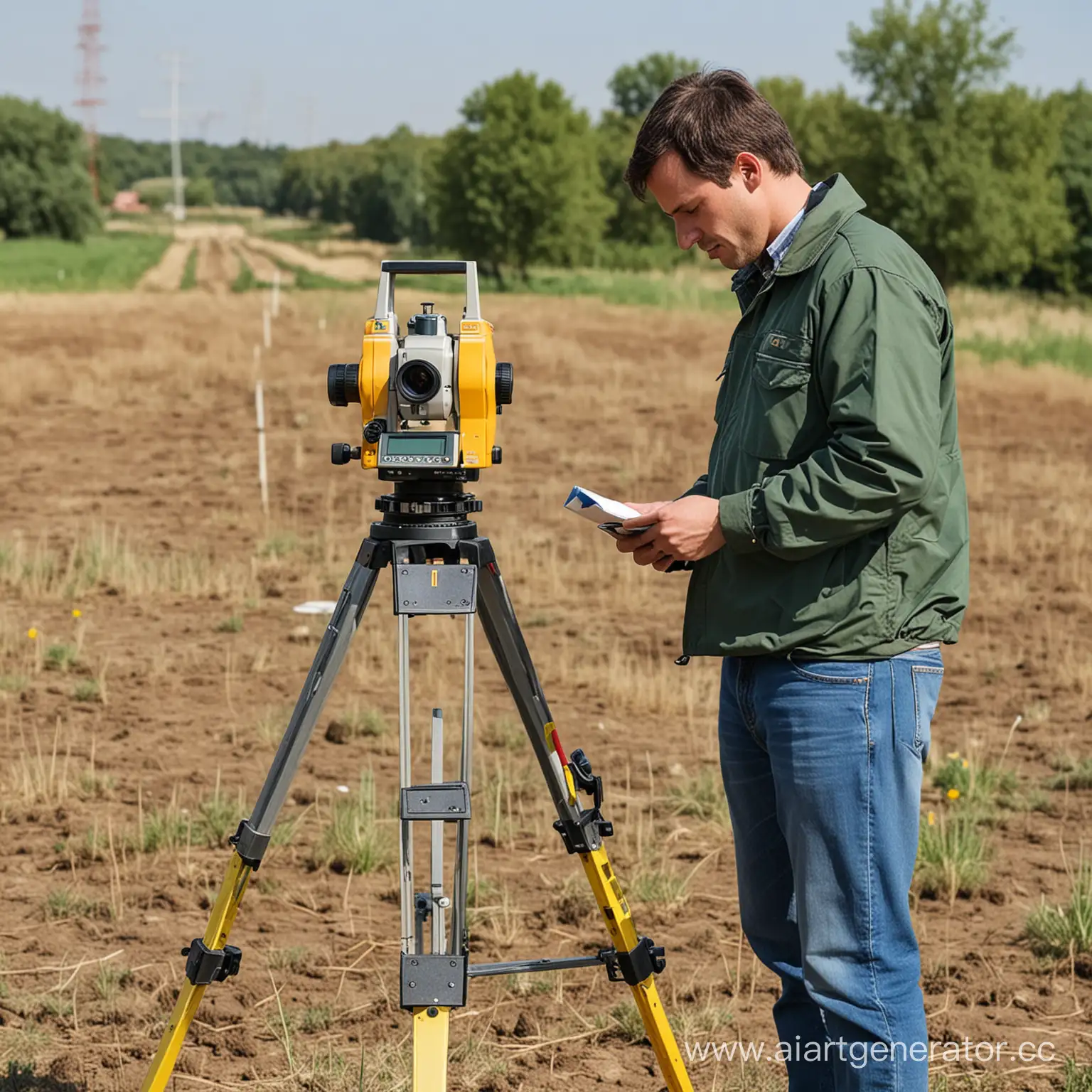 Professional-Surveyor-in-RostovonDon-Conducting-Land-Measurement-with-Advanced-Equipment
