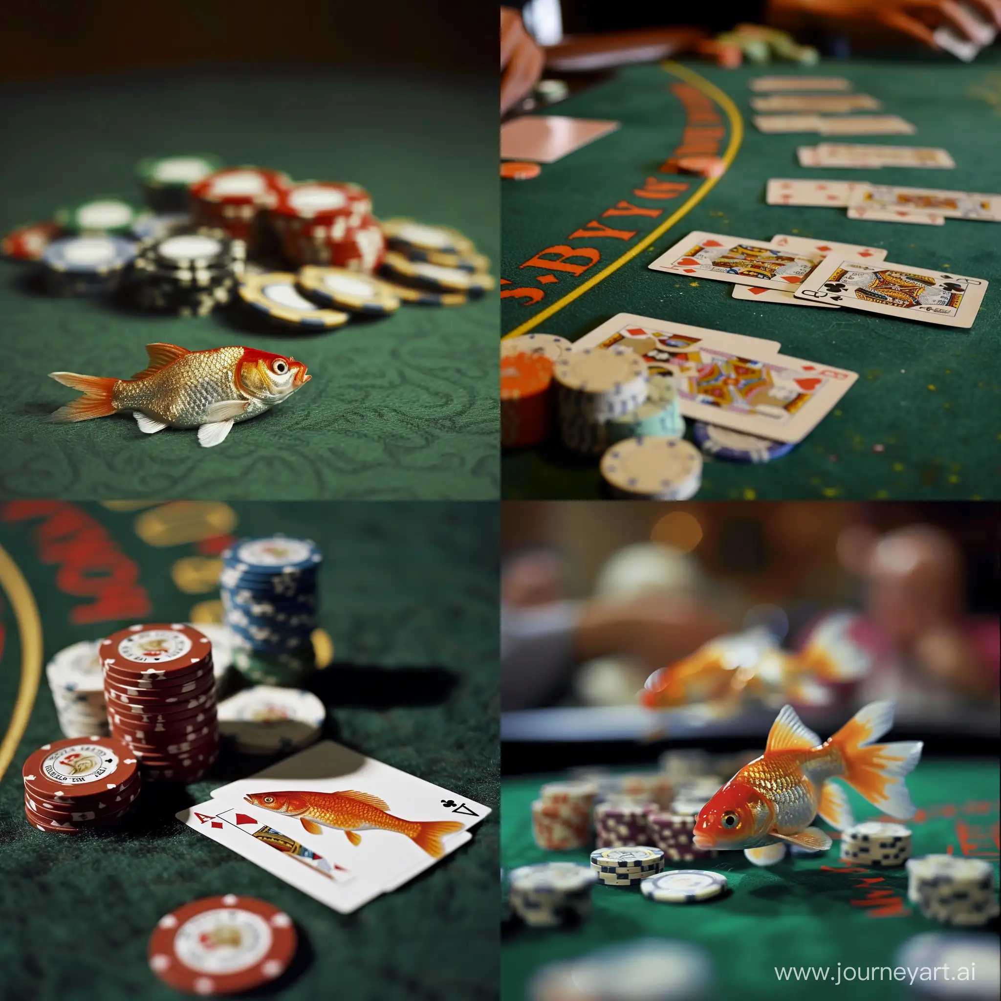 Texas-Fish-Playing-Poker