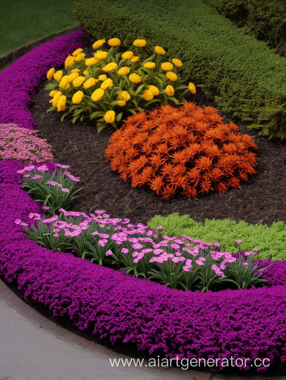 Colorful-Flowerbed-in-Spring-Garden