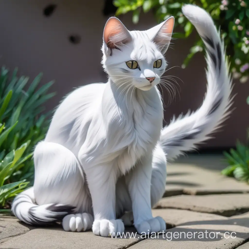 two-tailed cat