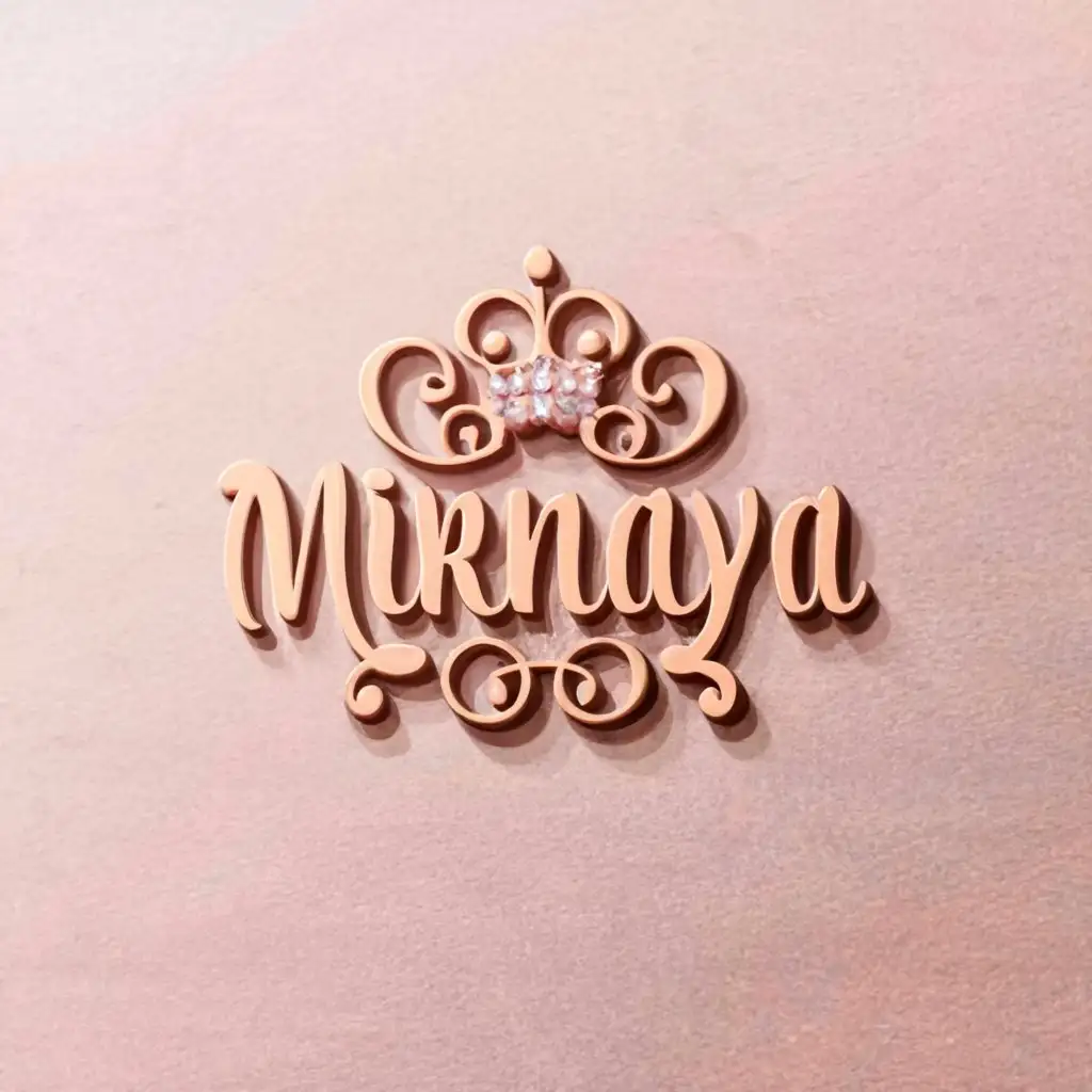 LOGO-Design-for-Mirnaya-Accessories-Elegant-Pink-White-Theme-with-Butterfly-and-Crown-Motifs