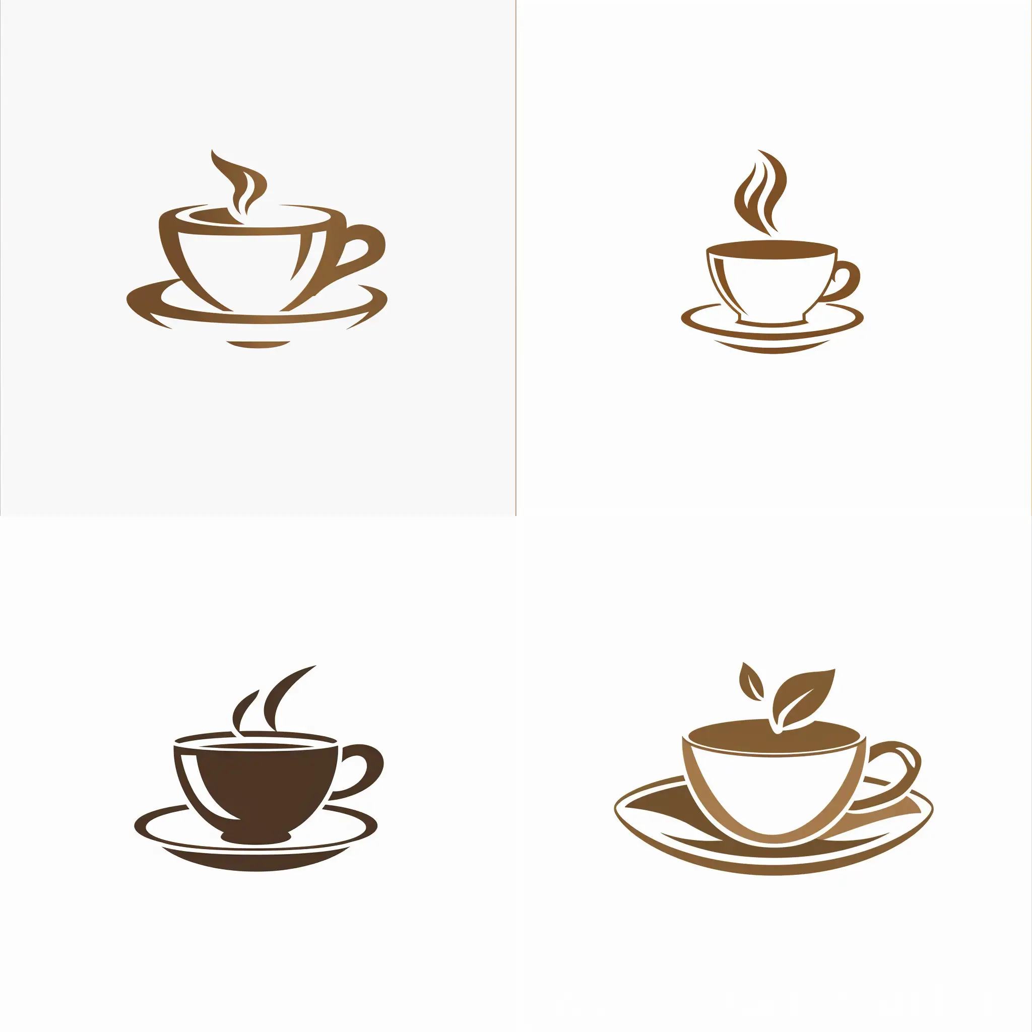 Logo, Coffee Cup, white background, Pictogram Art 