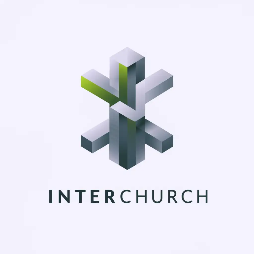 a logo design,with the text "Interchurch", main symbol:YF,Moderate,be used in Religious industry,clear background