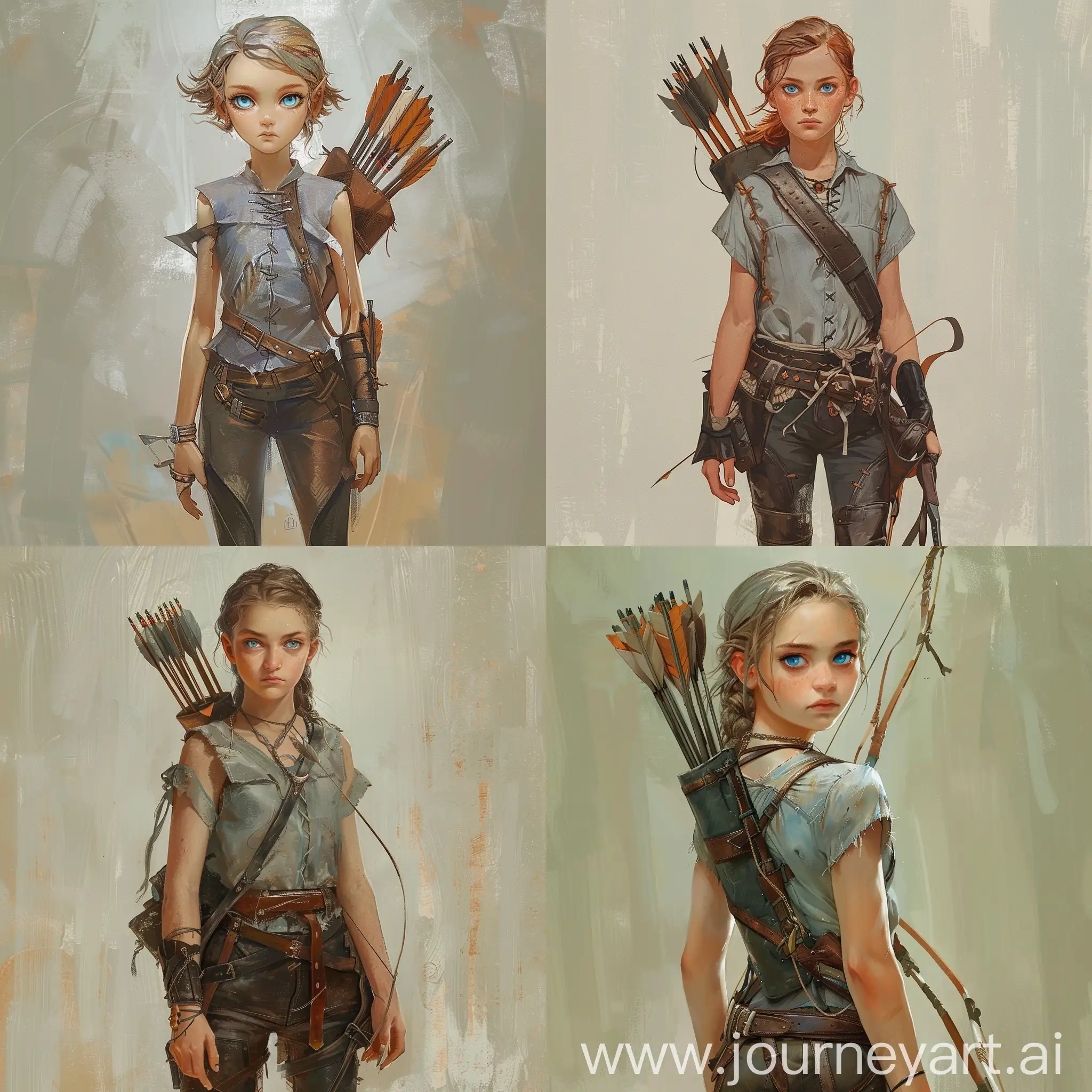 Young-Archer-with-Blue-Eyes-and-Leather-Gear