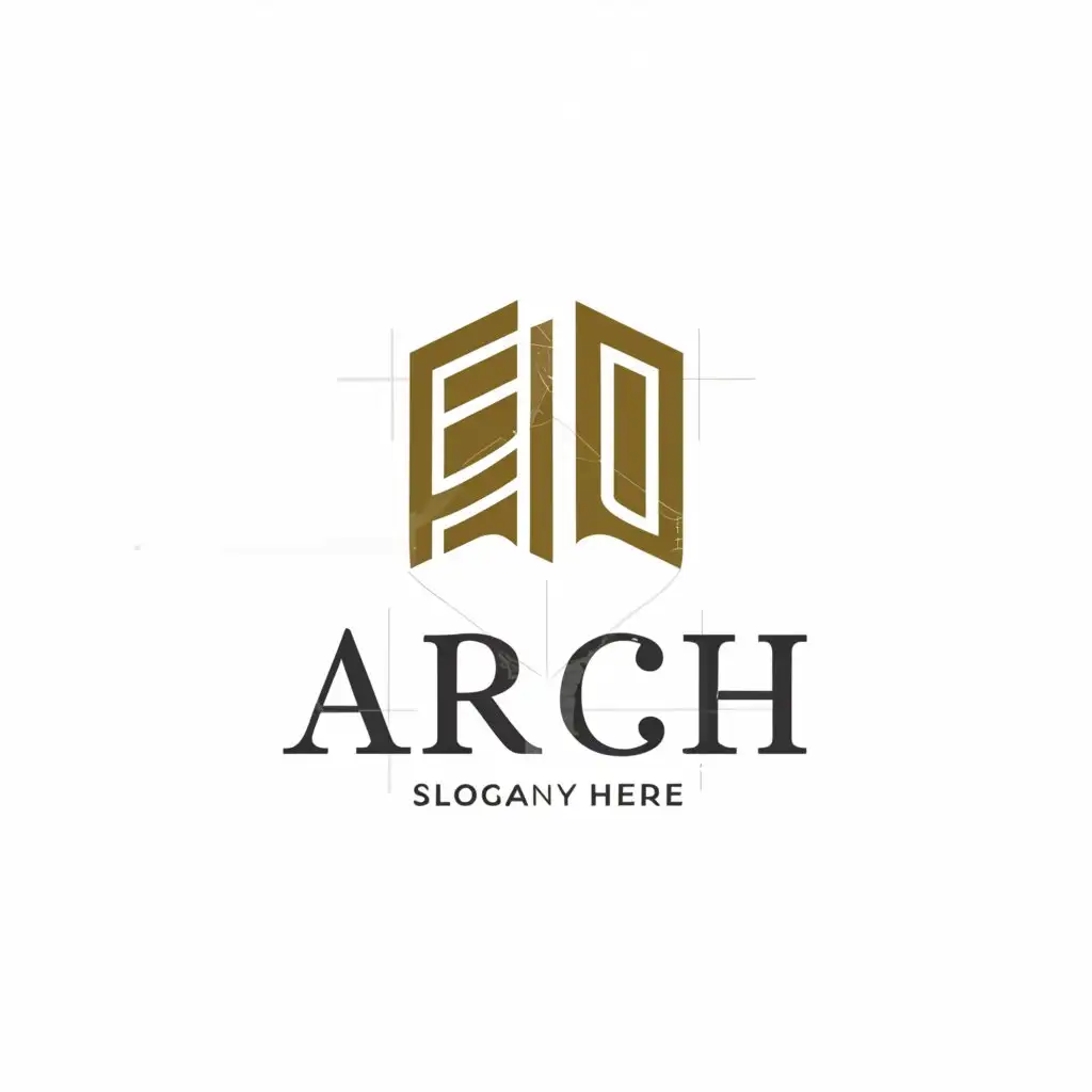 a logo design,with the text "ARCH", main symbol:ARCH,Moderate,be used in Finance industry,clear background