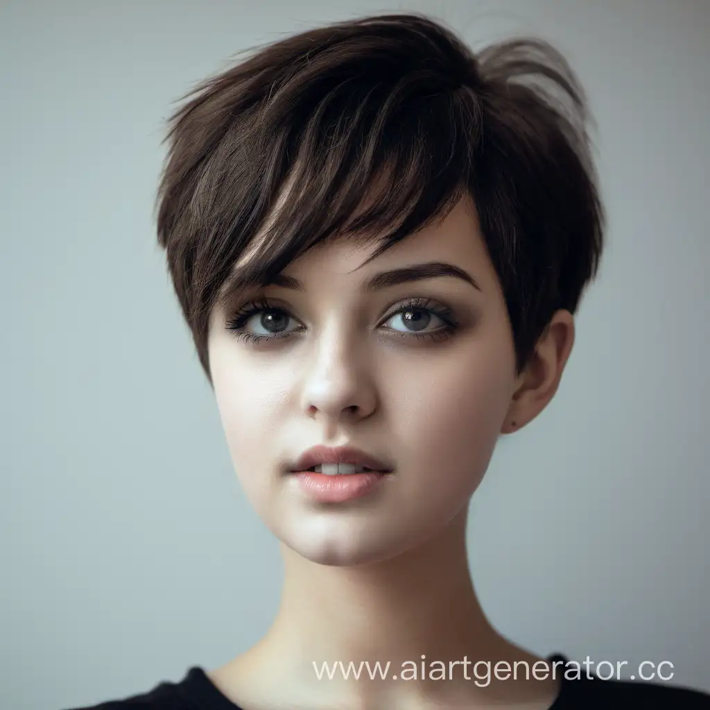 ShortHaired-Girl-Portrait-Youthful-Elegance-and-Confidence